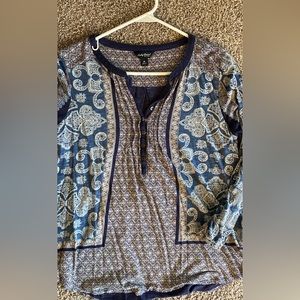 Lucky Brand M 3/4 Top